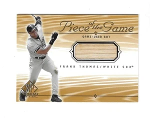 Frank Thomas 2001 Upper Deck SP Game Bat Edition Piece of the Game Bat Card # FT - Picture 1 of 2