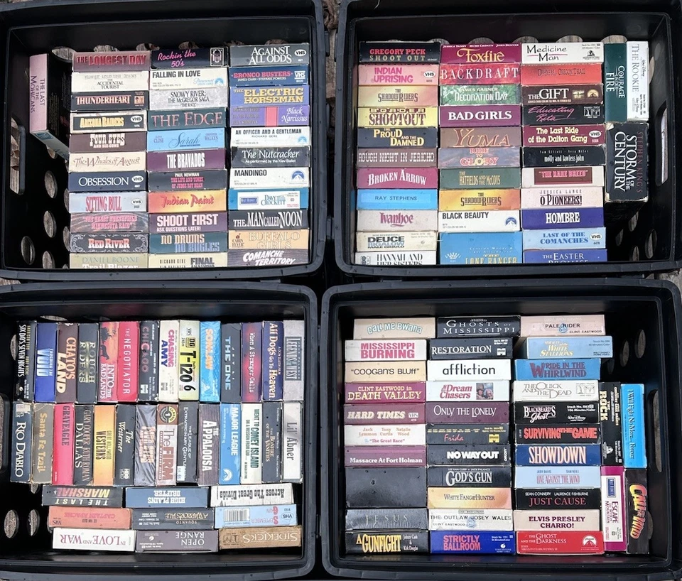 5,000+ VHS Tape Lot Pick & Choose $5 Flat Ship VHS TREASURE HUNT OOP Western VHS - Image 1 of 4