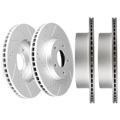 Front And Rear Discs Brake Rotors For 2004-2010 2011 2012 2013 Nissan Quest - Image 1 of 4