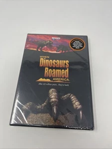 WHEN DINOSAURS ROAMED AMERICA DVD Discovery Channel 2001 NEW SEALED - Picture 1 of 3