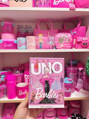 New UNO Canvas Barbie Fashion Model Collection Deck  Robert Best Card Game - Image 1 of 4