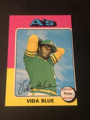 1975 Topps Vida Blue #510 EX - Image 1 of 2