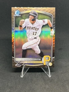 Konnor Griffin 2025 Bowman Chrome #BCP-86 Reptilian Refractor Pirates - Bild 1 von 2