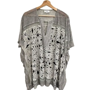 Parker Beach Womens Coverup Size M / L Resortwear Beachy Vacation Summer Flowy - Picture 1 of 6