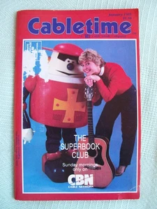 VINTAGE CABLE NETWORK PROGRAM GUIDE 1985 - CABLETIME THE SUPERBOOK CLUB - Picture 1 of 12