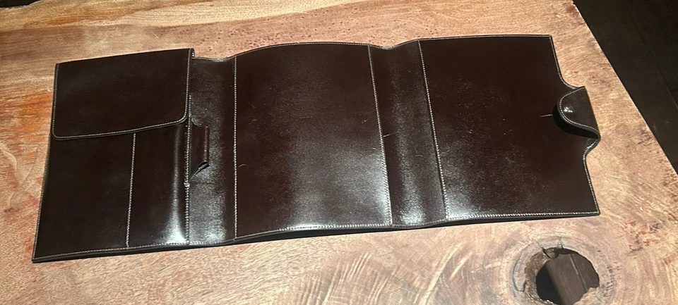 Juego de escritura Hermes MM piel de becerro negro  Foto 1 de 4