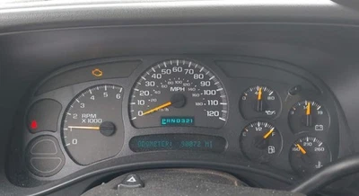 Silverado 1500 2003-2005 OE velocímetro calibre grupo 90 k millas Chevrolet Foto 1 de 4