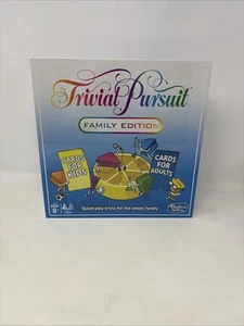 Hasbro Trivial Pursuit Family Edition Game New Sealed Free Shipping! - Picture 1 of 3
