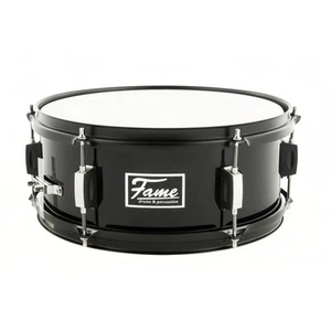 First Step Snare Drum 13"x5.5" Piano Black Mischholz Alu Stahl Anfänger - Zdjęcie 1 z 8