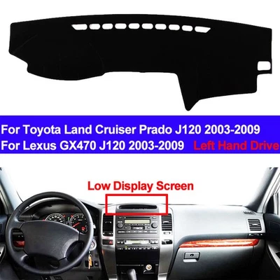 Cubierta de cuero para tablero de instrumentos Toyota Land Cruiser Prado Lexus GX470 J120 2003-2009 Foto 1 de 4