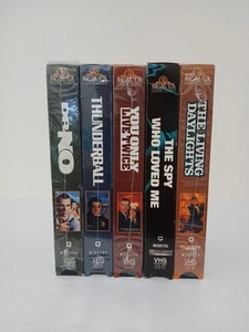 James Bond 007 Mixed Lot - Movies - VHS - Picture 1 of 6