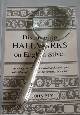 Lupa Edward Viner Sheffield 1931 HM cabo de prata esterlina George V - Imagem 1 de 4