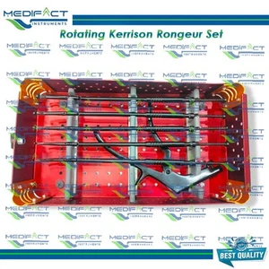Interlaminar Kerrison Rotating Rongeur Set Spine Surgery Orthopedic Instruments - Picture 1 of 4