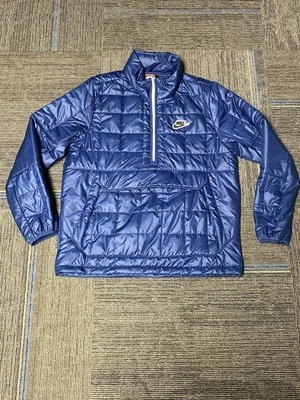 Men’s Nike Sportswear Synthetic Full Anorak Quilted Quarter Zip Jacket Size M - Image 1 of 4
