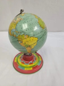 VTG 1930's J. CHEIN METAL ZODIAC SIGNS CALENDAR SEASONS 6" GLOBE EXCELLENT!! - Picture 1 of 7