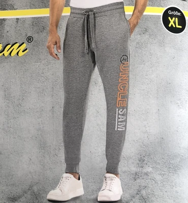 Uncle Sam Sport Jogging Hose Herren XL Grau Sporthose Home oder Fitnessstudio - Bild 1 von 2