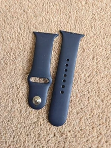 100% Original Offizielle Original Apple Watch 44mm SM Sport Band Strap Navy Blau  - Bild 1 von 2