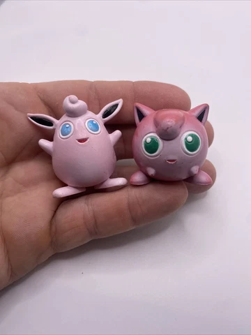 Pokemon Tomy Jigglypuff & Wigglytuff 2" Figures 1999 Cover