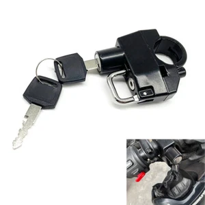 Motorcycle Aluminum Anti-theft Helmet Lock Security For 22-25mm Handle Bar Tube - Picture 1 of 7