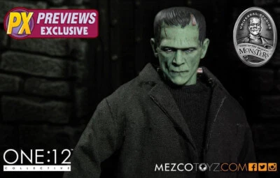 FIGURA DE ACCIÓN MEZCO TOYZ ONE:12 UNIVERSAL MONSTERS FRANKENSTEIN 6" PX NUEVA *US* Foto 1 de 2