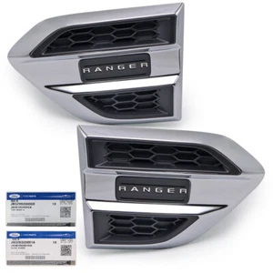 Pair Side Vent Air Flow Fender For Ford Ranger XLT Wildtrak 2015 2019 - Imagen 1 de 8