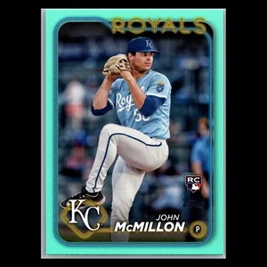 2024 Topps Series 2 – #571 John McMillon RC Aqua Fanatics – Kansas City Royals - Picture 1 of 2