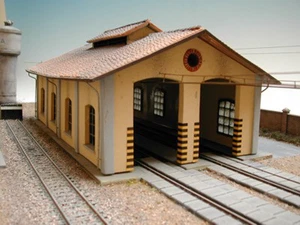 MINITALIA MODELTRENO DEPOSITO FS  2 BINARI art. MI 117K  in kit - Picture 1 of 2