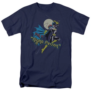 Batgirl - I'm a Night Person T-Shirt DC Comics Sizes S-3X NEW - Picture 1 of 2