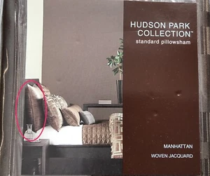 HUDSON PARK MANHATTAN WOVEN JACQUARD STANDARD SHAM MSRP $95 - Picture 1 of 1