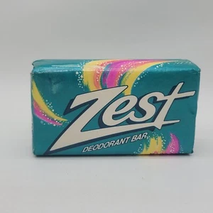 Vintage 1988 P&G Procter & Gamble ZEST 3.5oz Deodorant Soap Bar NOS Sealed Prop - Picture 1 of 7