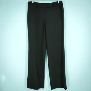 Ann Taylor Size 4 Black Straight Leg Lined Career Work Wool Lycra Pants NEW - Picture 1 of 6