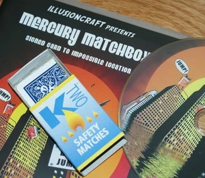 Mercury Matchbox (Blue Bicycle) -- signed card in box, the easy way TMGS - Picture 1 of 1