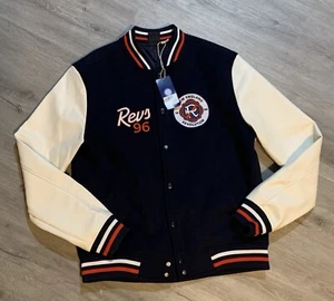 MLS New England Revolution Letterman Varsity Wool Varsity Jacket Unisex Sz M NWT - Picture 1 of 3