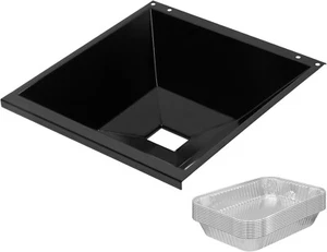 66035 Drip Pan w/ 6415 Aluminum Foil Grease Tray Liners for Weber GS4 Genesis II - Picture 1 of 7