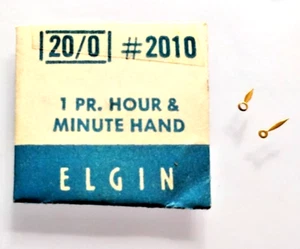 Elgin 20/0s Hour & Minute Gilt Watch Hands watch parts - Picture 1 of 1