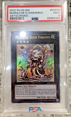 Yu-Gi-Oh! TCG Madolche Queen Tiaramisu Abyss Rising ABYR-EN048 Unlimited PSA 9 - Image 1 of 4