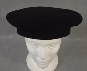 Berkshire Deluxe Hat Cover USAF Air Force Officer Size 6 7/8 Black Cap - Picture 1 of 9