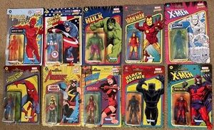 Marvel Legends Retro 3.75 Figures Kenner Hasbro Set of 10 Ready to Ship 2021! - Picture 1 of 2