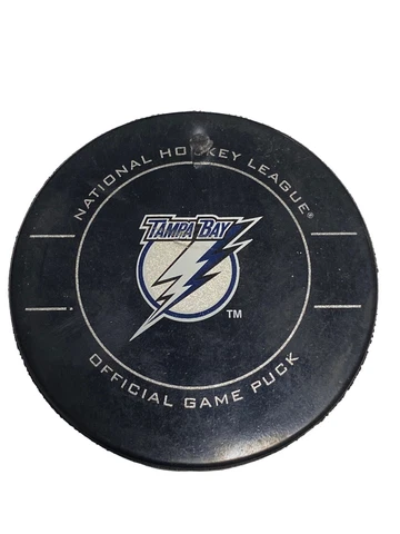 Tampa Bay Lightning NHL InGlasCo Official Game Puck Cover