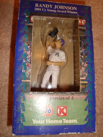 RANDY JOHNSON 2001 CY YOUNG AWARD WINNER FIGURINE-NIB Cover