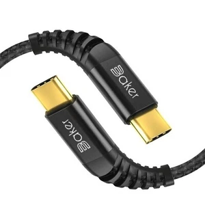Cable de carga Baker USB C a USB C, cable de carga rápida tipo C 60W 20V/3A - Imagen 1 de 6