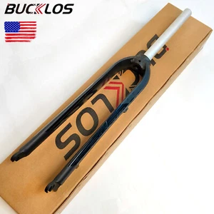 29" QR MTB Bike Fork Disc Brake 1-1/8" Straight Tube Aluminum Alloy Rigid Fork - Picture 1 of 9