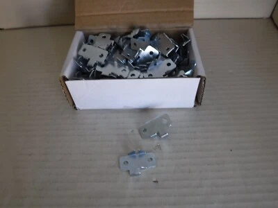 (100 PACK) Knape & Vogt 213C ZINC Center Shelf Rest 186/187 Brackets