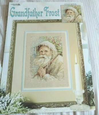 Leisure Arts Grandfather Frost Counted Cross Stitch Chart 2000 - Image 1 of 3