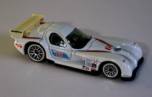 Hot Wheels 1998 primeras ediciones #657 Panoz GTR-1, blanco, ruedas de encaje 1/64 sueltas - Imagen 1 de 6