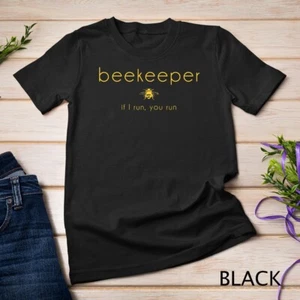 Camiseta unisex Bee If I Run You Run apicultor apilario miel regalo - Imagen 1 de 16