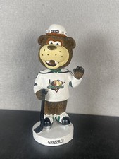 “GRIZZBEE” Utah Grizzlies ECHL Hockey SGA EXCLUSIVE Mascot Bobblehead