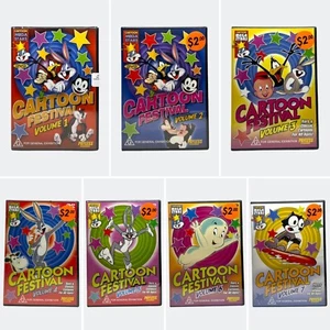 Cartoon Festival Vol 1–7 DVD Set (Region 4 PAL) - w Controversial Episodes - New - Picture 1 of 24
