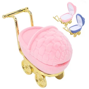 Kinderwagen Schmuckkästchen Personalisiert Schmuck Geschenk Organizer Ohrringe Hals  - Bild 1 von 28