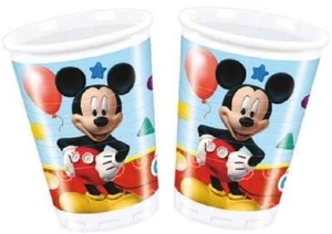 Bicchieri di plastica 200ml Topolino Playful Mickey 8pz - Foto 1 di 1